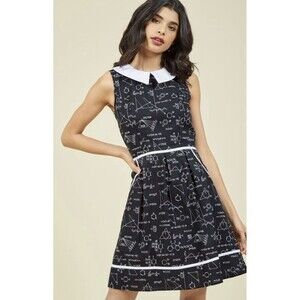 ModCloth Retrolicios Chemistry Dress Size Small Cotton